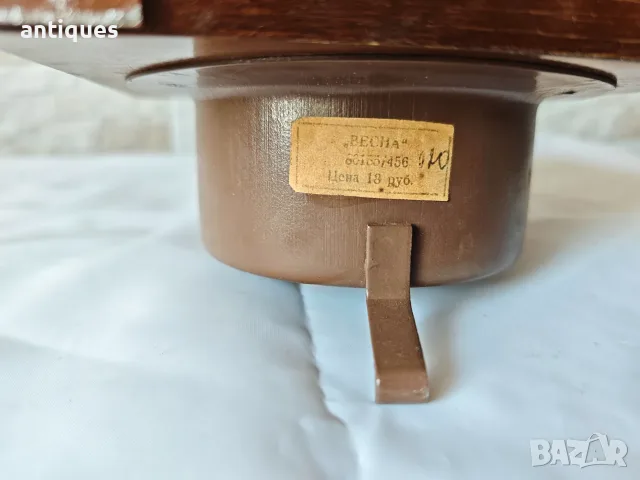 Стар руски настолен часовник - ВЕСНА / VESNA - 1960"г., снимка 6 - Антикварни и старинни предмети - 55914373