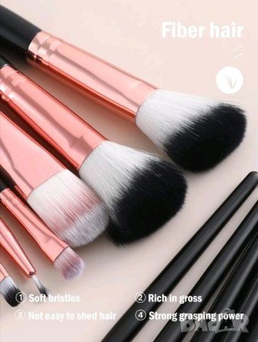 Комплект четки за грим 24 части, снимка 3 - Козметика за лице - 41805638