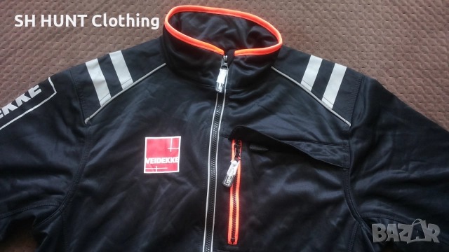 Bekken & Strom VEIDEKKE Fleece Jacket Svart Work размер L работна горница W4-482, снимка 3 - Суичъри - 52025587
