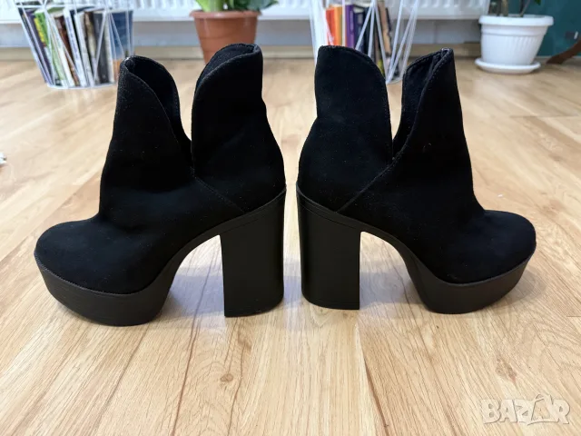 Черни дамски боти, снимка 7 - Дамски боти - 56254708