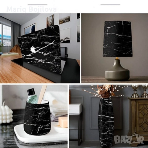 Мраморно самозалепващо фолио за обновяване на дома – водоустойчиво, здраво, практично, снимка 9 - Други стоки за дома - 52809390