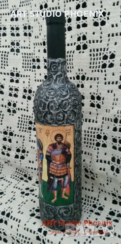 Икона на Св. Св. Теодор Тирон и Теодор Стратилат icona Sveti Teodor, снимка 9 - Картини - 13262388