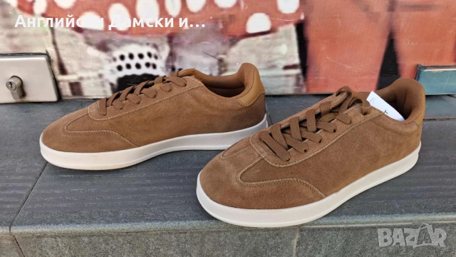 Английски дамски полукецове от естествен велур-Next, снимка 3 - Маратонки - 52318310