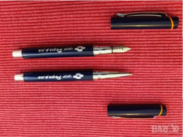 Комплект писалка и химикал Balograf. . , снимка 2 - Ученически пособия, канцеларски материали - 35742746