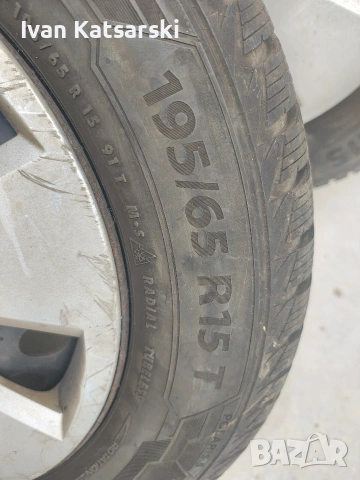 комплект зимни гуми +джанти за Шкода Октавия, снимка 3 - Гуми и джанти - 53150971