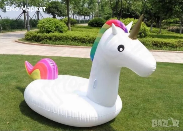 Плувайте с комфорт и стил с нашите надуваеми шезлонги-Фламинго, Еднорог или Лебед, снимка 8 - Водни спортове - 49407106