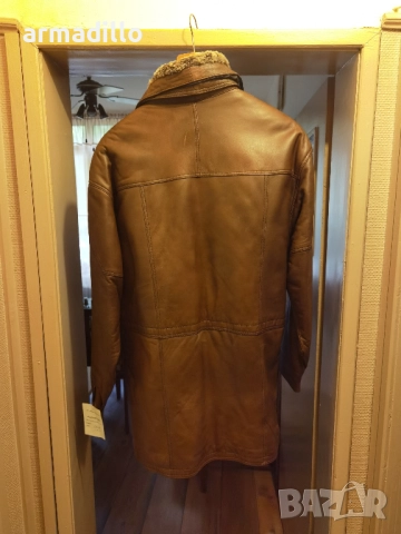 Продавам яке естествена кожа XL.НОВО, снимка 4 - Якета - 52009861