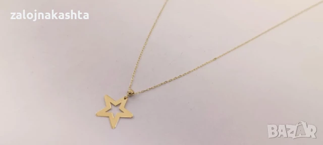 Ново Златно колие-0,89гр/14кр, снимка 4 - Колиета, медальони, синджири - 51329775