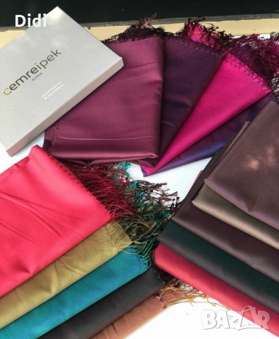 Шалове 100% сатен, снимка 2 - Шалове - 35867919