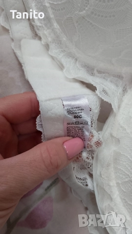 Нов бял сутиен push up , снимка 2 - Бельо - 51487956