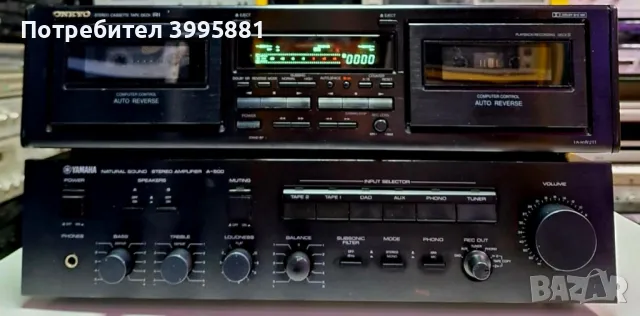 Двукасетъчен дек ONKIO, mod. TA-RW211

, снимка 1