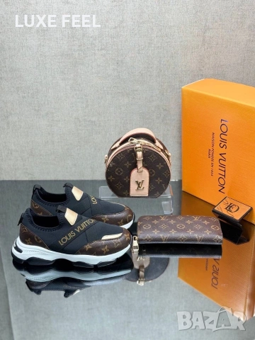 Louis Vuitton ⚜️ Обувки Чанти Портмонета , снимка 6 - Дамски ежедневни обувки - 53136377