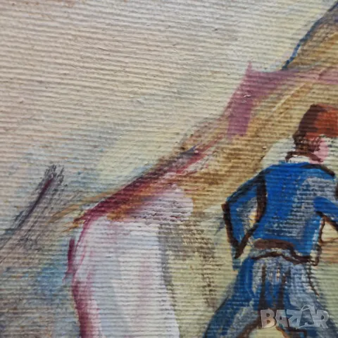 Картина "Шипченската битка (август 1877)"-ръчно рисувана на платно от Люб.Петров 2009г., снимка 6 - Картини - 47776845