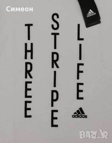 Adidas Three Stripe Life Tank НОВ оригинален потник S Адидас спорт, снимка 4 - Спортни дрехи, екипи - 35842697