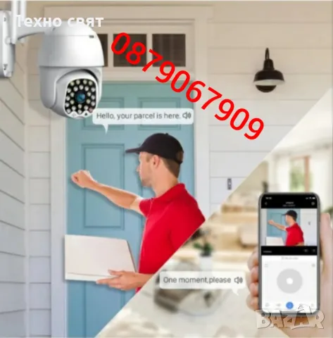 КАМЕРА 5MP+32GB карта Smart Sphere 28 LED WIFI камера, снимка 4 - Камери - 47695481