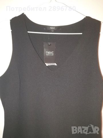 Нова черна рокля Next, размер М, снимка 3 - Рокли - 52597261