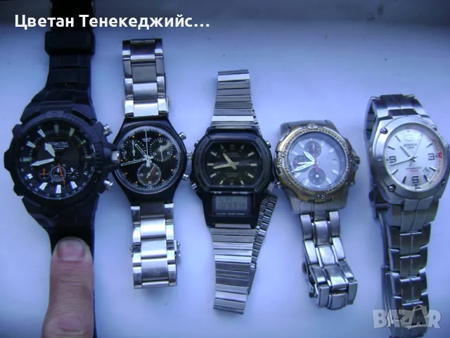 Продавам 5 кварцови часовника Q&Q,Swatch,Casio,Festina