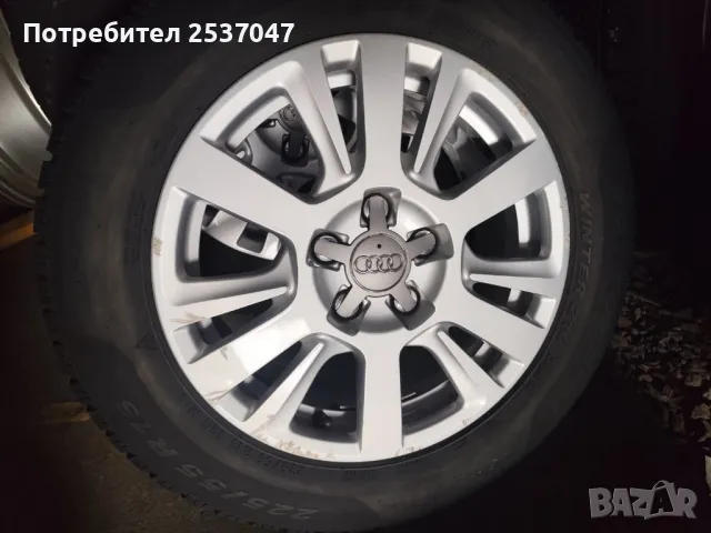 4бр гуми PIRELLI с джанти за AUDI 225/55R16, снимка 5 - Гуми и джанти - 49206446