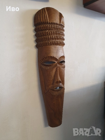 Оригинални дървени африкански маски. Купувани през 1986г. от Мозамбик. По 80лв./бр. Налична е само с, снимка 3 - Декорация за дома - 52036111