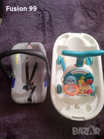 Лот-бебешки кош,матрак,корито,проходилка 