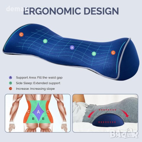 Възглавница за лумбална опора Tsubomi, снимка 2 - Други стоки за дома - 42126794