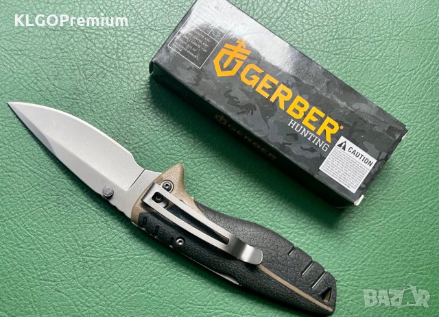 Уникален оригинален нож GERBER ловен колекционерски ножове, снимка 4 - Ножове - 34310151