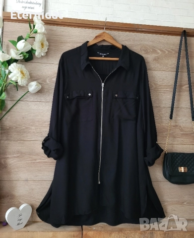 Черно олекотено тънко яке 2/3ХЛ , снимка 3 - Якета - 51677886