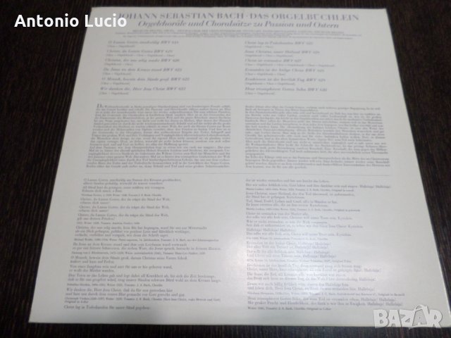 J.S.Bach - Orgelbuchlein BWV 613,614,615,616,640,...- 4 LP', снимка 5 - Грамофонни плочи - 36025323