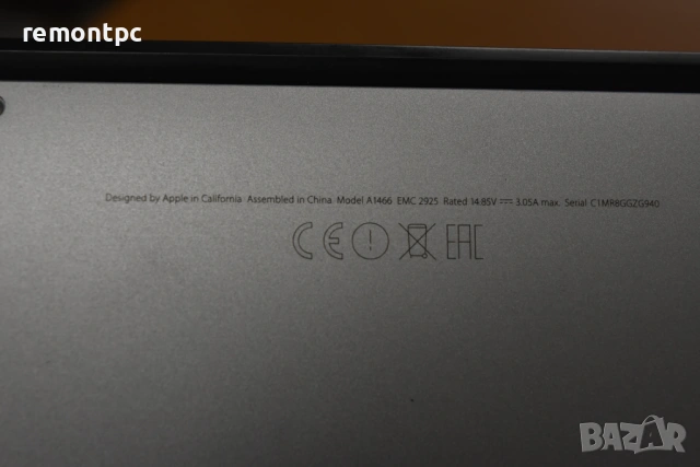 Macbook Air A1466 13 inch 2017 I5 / 4 GB / 128 SSD , снимка 12 - Лаптопи за работа - 53861097