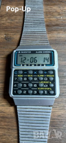 Рядък ретро дигитален часовник SANYO