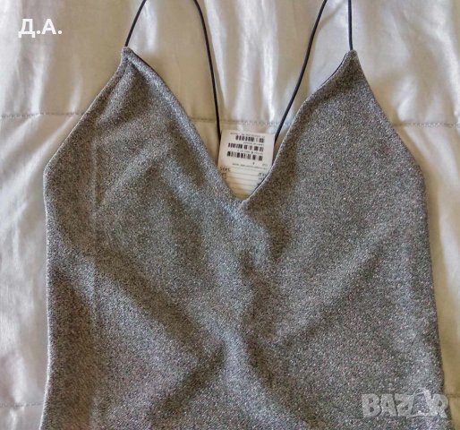 Нова сребриста рокля и чанта , снимка 12 - Рокли - 41591256