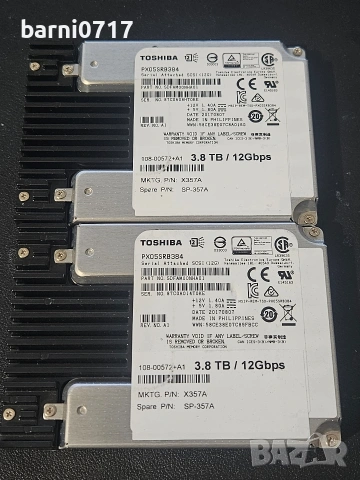 SAS SSD Toshiba PX05SRB384 – 3.84TB