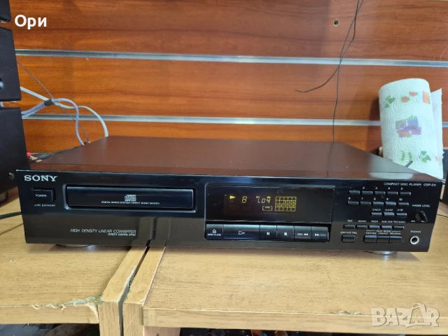 CD player SONY CDP-211, снимка 5 - Ресийвъри, усилватели, смесителни пултове - 50978576