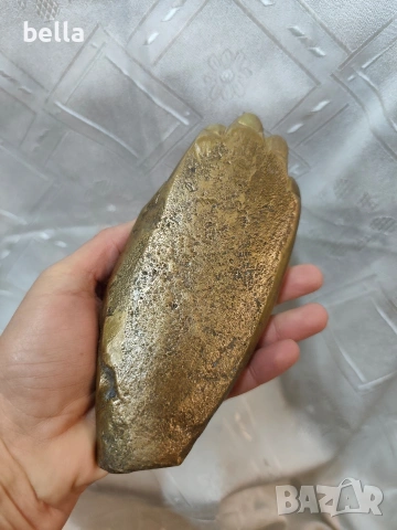 Автентична бронзова пластика „Ръка"- изключително масивна , снимка 5 - Антикварни и старинни предмети - 53474601