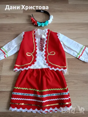 Народни носии за Лазарки, снимка 3 - Детски комплекти - 49539835