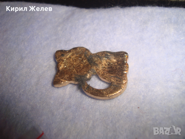 ЗЛАТИСТО ОБСИПАНО с ФАСЕТИРАНИ КРИСТАЛИ КОТЕНЦЕ 27155, снимка 5 - Други - 36164413