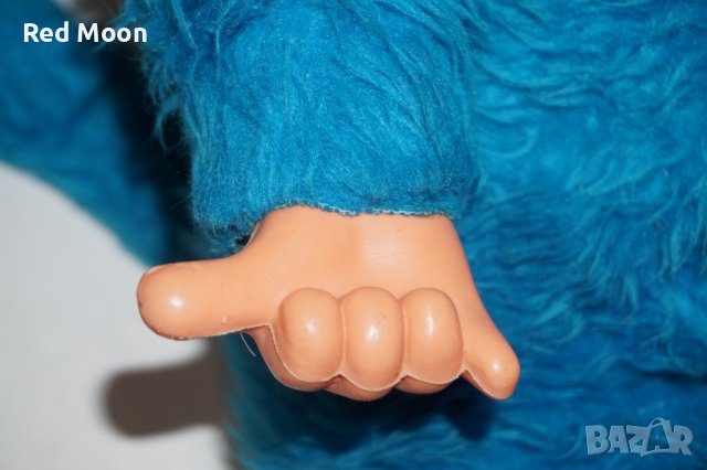 Колекционерска много рядка ГОЛЯМА плюшена играчка синя маймуна Мончичи 60см, снимка 14 - Колекции - 44225880