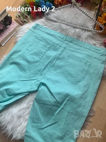 Нови дънки мента, снимка 3 - Дънки - 50884834