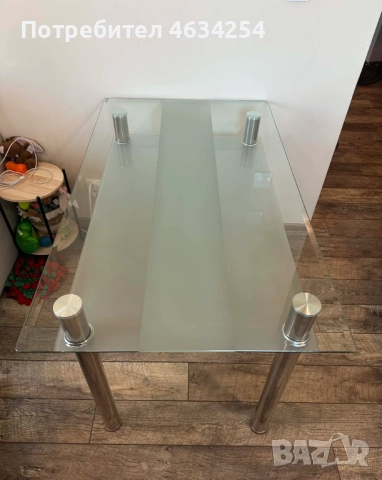 Стъклена Маса за Трапезария, снимка 3 - Маси - 52795892