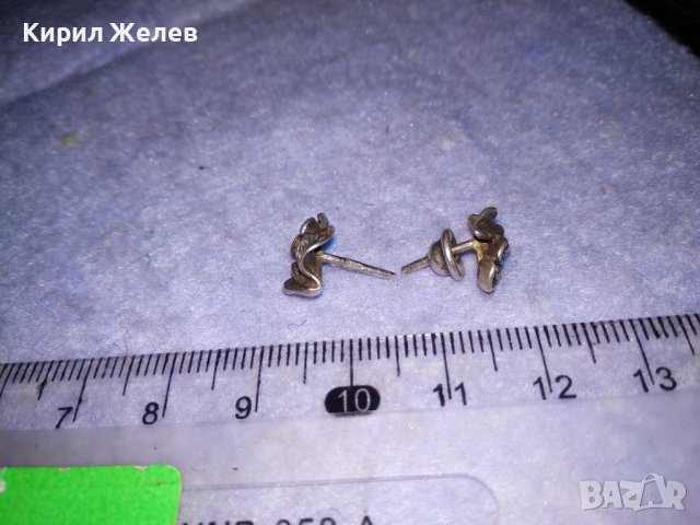 СТАРИННИ СРЕБЪРНИ ОБЕЦИ - РОЗИЧКИ СРЕБРО 925 ИЗКЛЮЧИТЕЛНО ФИНА МАЙСТОРСКА РЪЧНА АРТ ИЗРАБОТКА 25228, снимка 10 - Антикварни и старинни предмети - 39638027