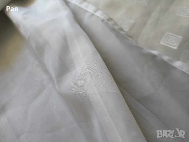 Тънко перде / завеса два броя , снимка 5 - Пердета и завеси - 51027068