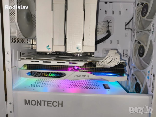 ASRock Radeon RX 7700 XT Steel Legend OC 12G GDDR6 с 2 години гаранция, снимка 6 - Видеокарти - 52918250