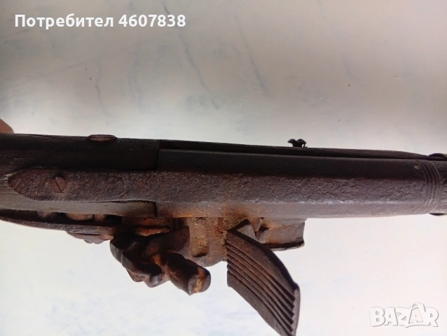 Кремъчен пистолет, пищов 49 см, снимка 11 - Декорация за дома - 53354631