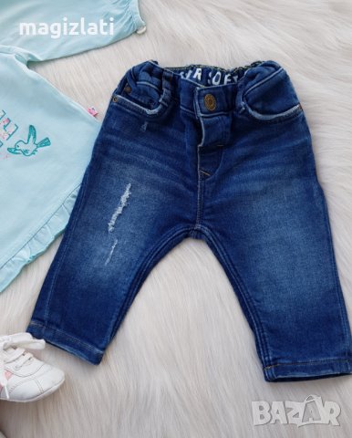 Блуза и буйки за момиче 3-6 месеца, снимка 9 - Бебешки блузки - 34095584