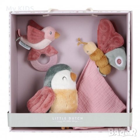 кутия комплект подарък за Бебе - Little Dutch / погача, снимка 1 - Дрънкалки и чесалки - 35742547