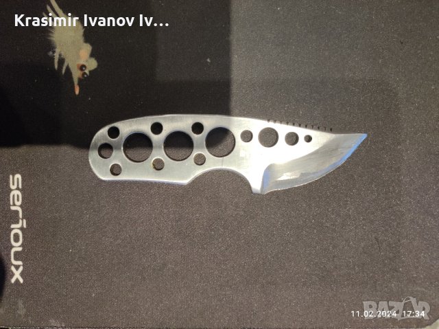 нож за врат CRKT side hawk, снимка 2 - Ножове - 44243646