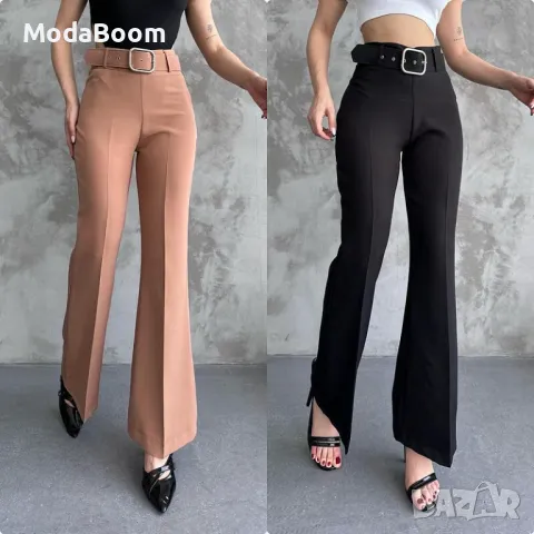 Елегантен дамски панталон с колан