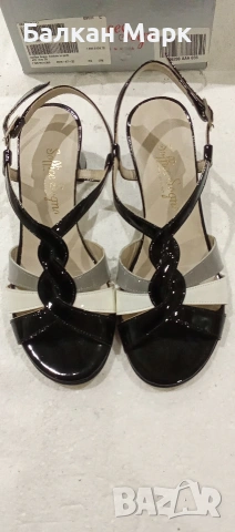 Лачени дамски обувки Soffice Sogno – Vero Cuoio (естествена кожа) | Внос от Германия, снимка 4 - Сандали - 53428984