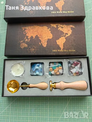 Комплект за восъчни печати , снимка 2 - Други - 47287079