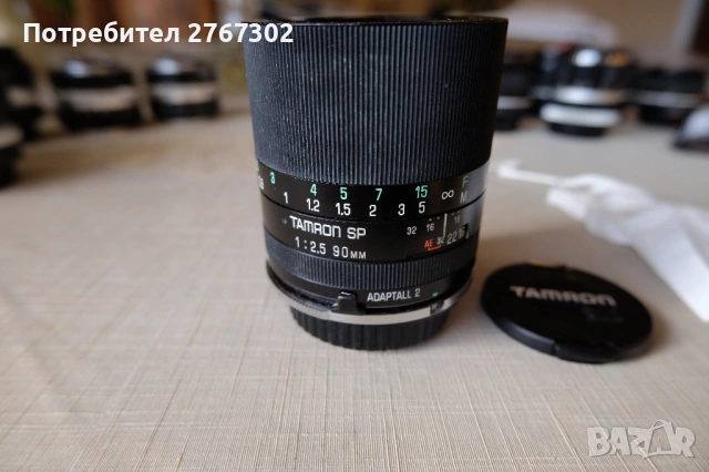 Tamron SP 90 mm f/2.5 Tele Macro Lens. Nikon Mount, снимка 6 - Обективи и филтри - 53516779